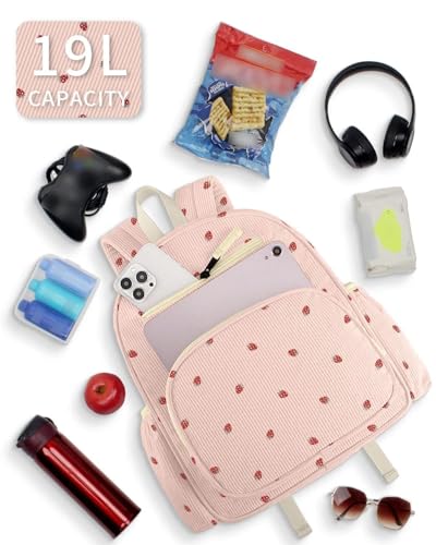 Image of atgark Corduroy Toddler Backpack for Girls Boys: Preschool Kindergarten Backpack - Cute Kids Backpacks for Girls Boys