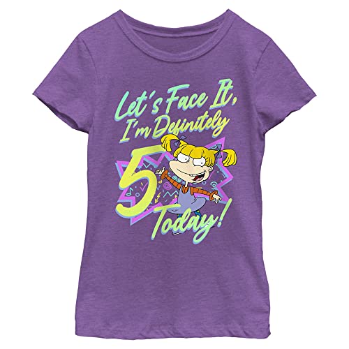 Rugrats Girl's Angelica 5th Birthday T-Shirt