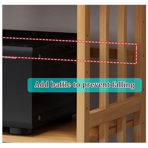 Gabinete de audio Hi-Fi anticaída y antivibración de madera maciza 6