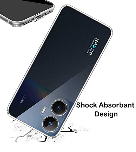 Image of Soft Silicone TPU Back Cover Compatible with Realme Narzo N55 / C55