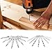 QWORK Self Centering Drill Bit Set, 17 Pcs 1/4