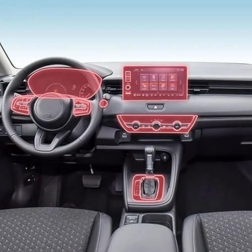 Protector antiarañazos de TPU para consola central y cambios Honda XR-V 2023-2025