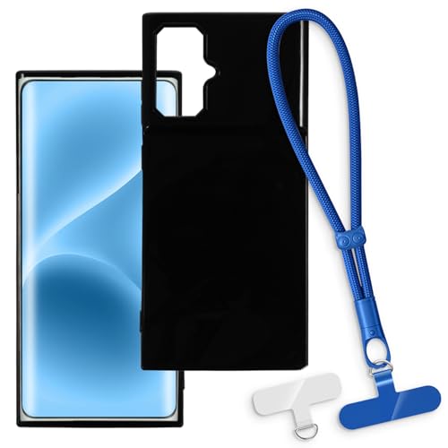 OAGELIM 2-in-1�ی�P�[�X�ƃ��X�g�X�g���b�v MOONDROP MIAD01 5G �Ƃ̌݊������� ���O���\�ȃ��j���[�h�t���d�b�J�o�[�A����~�ߕ����h�~�O���b�v�n���h�� (�u���b�N + �u���[)