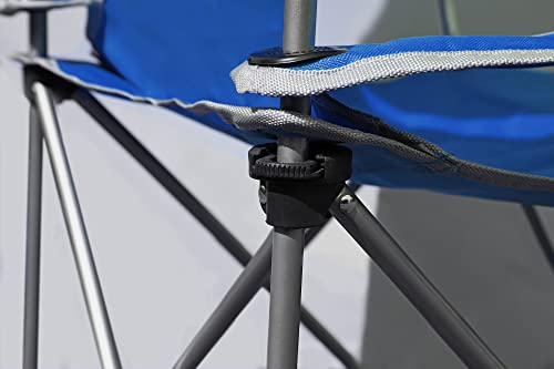 Quik Shade Folding Canopy Shade Kids With Carry Bag Camp Chair, Polyester, Blue #TOP6