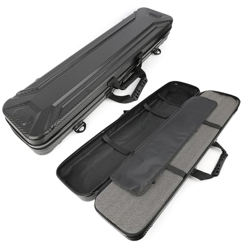 FQH Takedown Recurve Bow Travel Case - ABS Hard Shell & Lightweight, Ideal for Long Bow Storage During Hunting & Practice