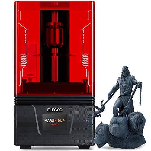 ELEGOO MARS 4 DLP Resin 3D Printer, with 20000+ Hours of Lifetime 3D Printer with...