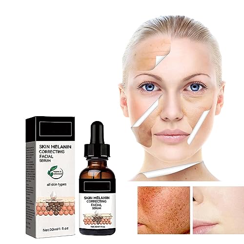 Melanin Correcting Facial Serum, New Dark Spot Corrector Daily Face Serum, Hyaluronic Acid Vitamin C Serum For Face, Dark Spot Corrector Serum, Anti Aging Facial Serum Brightening Moisturizing Skin (1Pc) #TOP3