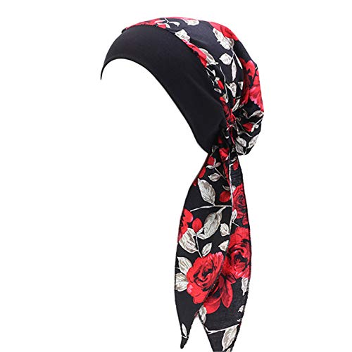 SS_seller Damen Kopftuch Kappe Bandana kopfbedeckung Headscarf Beanie Hut headwrap Chemo Turban für Krebs, Chemo, Haarverlust Cover
