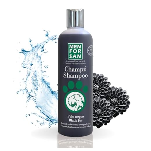 MENFORSAN Champú Perros Pelo Negro - 300 ml