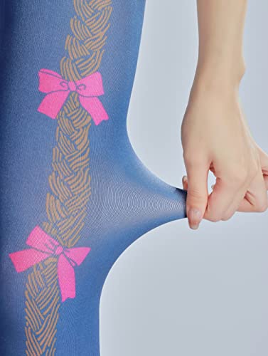 Image of Sahabowi Women's Sheer Tights, Digital Print Designs Stockings