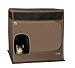 Pet Gear Pro Pawty for Cats with LittertraX Mat, Put an end to Scattered Litter. Box not incl, Espresso