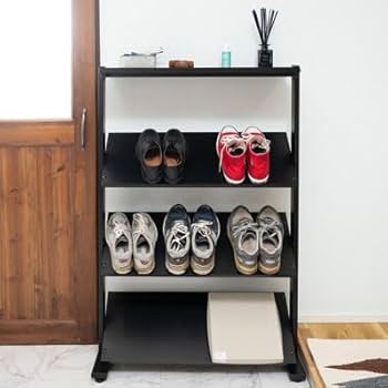 【Daiz】ディスプレイラック 3段シェルフ 3点セット Amazon｜商品名：横と斜めの ディスプレイ・ラック（3段