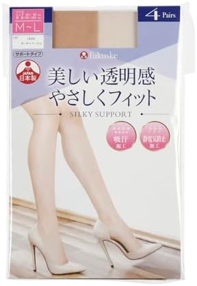スクラップブッキング用品大容量！！ Amazon | [フクスケ] ストッキング 【シルキーサポート】 無地