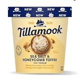 Tillamook Ice Cream Pint (Pack of 8) (Sea Salt & Honeycomb Toffee)