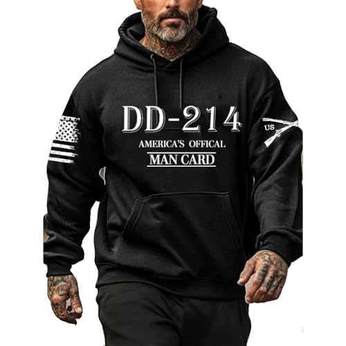 Dd 214 America's Official Man Card Vintage Hoodie Veteran Day Gifts