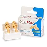 Ototap Extra Durable Rubber Ear Plugs Insulation Comfortable Reusable Hearing Protection Plugs - Isolate Noise, Water, Wind, 2 Pack