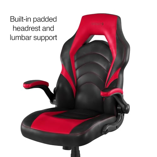 Image of STAPLES Emerge Vortex Gaming Chair, Ergonomic, Adjustable Height, Swivel, Black