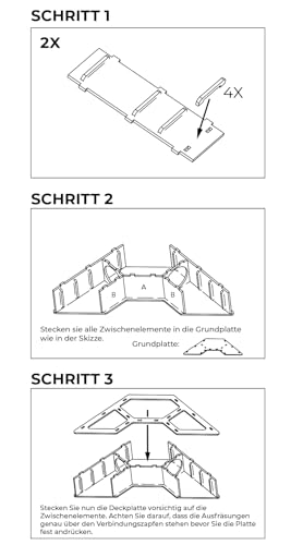 Hamster Tunnel Aus Holz Zum Beobachten, Watchbox Mit Kletterleiter, Spielzeug Für Zwerghamster, Rennmäuse, Mäuse Oder Ähnlich Große Haustiere, DIY
