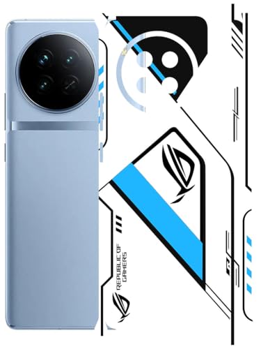 Image of AtOdds - Full Body Back Screen Guard Protector Film - Lamination Wrap Skin Sticker Compatible with VIVO X90 | Scratchproof Matte Finish (RogBlue)