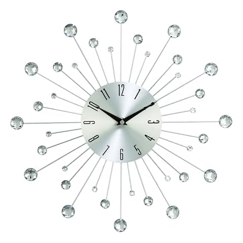 Deco 79 Glam Metal Abstract Wall Clock Cover