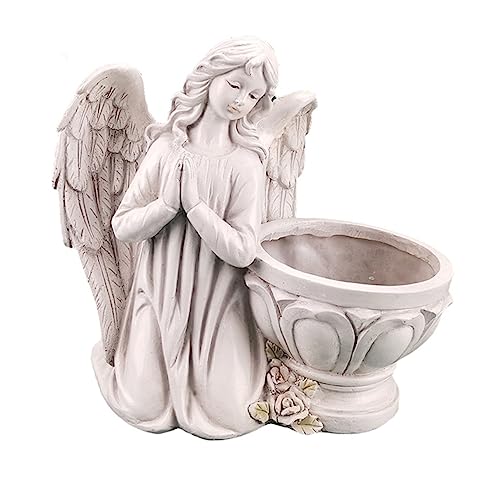 Figurine d'ange décorative pour sublimer vos pots de succulentes et terrasse - 2