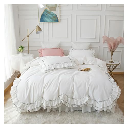 Linge de lit en coton vert style coréen avec housse de couette - 2