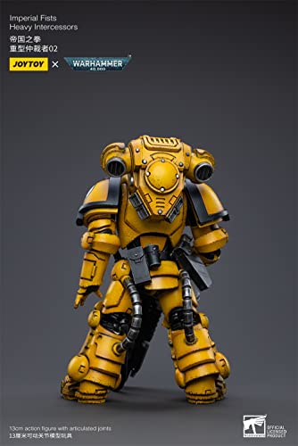 Hiplay Joytoy × Warhammer 40K Officially Licensed 1/18 Scale Science-Fiction Action Figures Full Set Series -Imperial Fists Heavy Intercessors 02 #TOP1