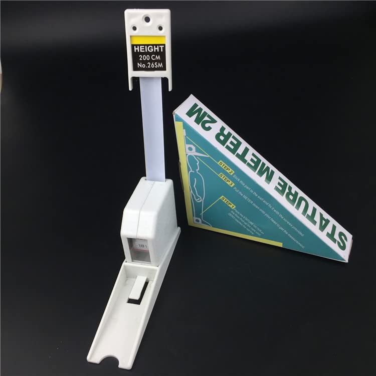 Metro de altura blanco para pared 200 cm miniatura 5