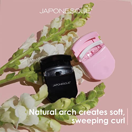Japonesque Go Curl Travel Eyelash Curler, Perfect For On The Go Use, With Extra Soft, Gentle Lash Pad, Pink #TOP5