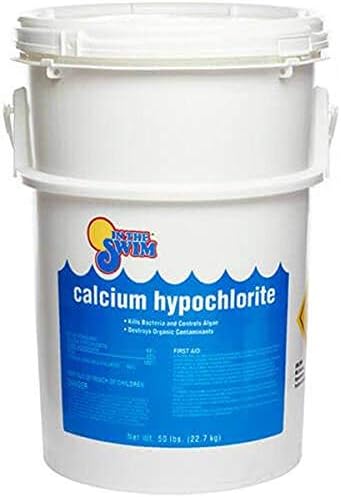 In The Swim Calcium Hypochlorite Chlorine Granular Pool Shock - 50 Pound Bucket