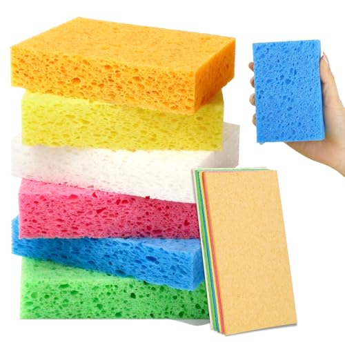 10 Best Cellulose Sponges That Make Cleaning a Breeze 10 6 Pcs Non-Scratch Kitchen Sponges for Cleaning