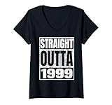 Photo Gallery donna straight outta 1999 vintage 1999 classic birth of birthday maglietta con collo a v Photo Gallery donna straight outta 1999 vintage 1999 classic birth of birthday maglietta con collo a v