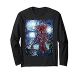 Netflix Stranger Things Demogorgon Starry Night Style Poster Long Sleeve T-Shirt