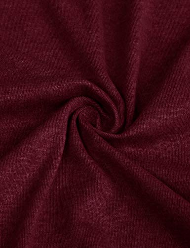 Joymom Nursing Shirt,Ladies Maternity Clothes Long Sleeve Round Heaps Collar Breastfeeding Tunic Tops 2018 Fashion Pure Color Comfortable Pregnancy Blouses Side Pockets Wooden Buttons Wine L #TOP7