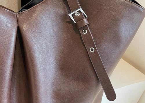 Large Tote Bag Women Trendy PU Leather Shoulder Purses Satchel Oversize Casual Handbags Work Dating College 20254