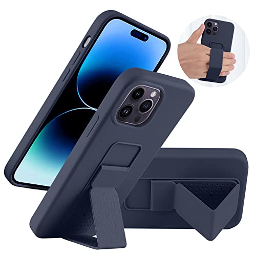 Coque iPhone 14 Pro Max LT LAUDTEC avec béquille de support bleue
