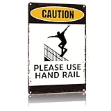 Funny Signs Metal Tin Poster 8x12inch Skateboarding Safety Wall Art Decoration Painting For Home Yard Sign Outdoor Lawn Garden Office Decor