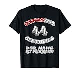 44. Geburtstag T Shirt lustig Party & Feiern Shirt
