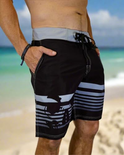 Sunset Premium 4-Way Stretch Board Short2