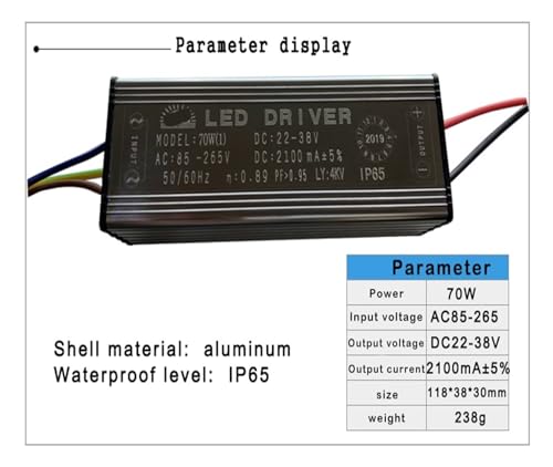 Alimentation 300mA à 2100mA transformateur LED universel IP65 étanche - 7