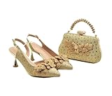 Look multi-style : choisissez parmi une variété de superbes escarpins en strass, des sandales à enfiler et des pochettes de soirée en strass assorties. Les couleurs élégantes et les motifs en strass scintillent brillamment sous la lumière ou la lumière du soleil, parfait pour compléter sans effort vos tenues et faire une impression éblouissante.