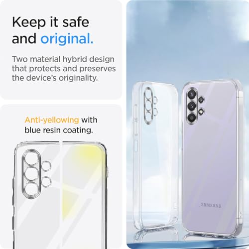 Image of Jkobi Back Cover for Samsung Galaxy A32 5G (Silicone Clear Shockproof Case with Camera Protection and Dust Plugs | Transparent)