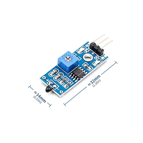 Image of SRS NTC Thermistor Temperature Sensor Module Use For Temperature Monitoring and Control | Climate Control Systems | Weather Stations | Automotive Applications | Medical Devices - Pack Of 2