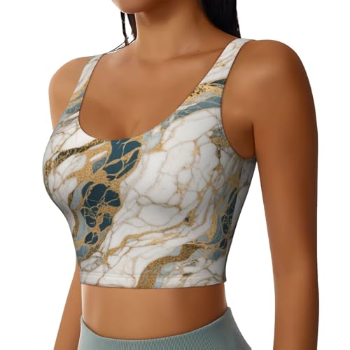 Women Comfy U-Shaped Back Yoga Bra Crop Vest Activewear2