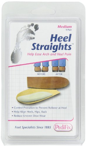 Pedifix Heel Straights, Medium, 1 Pair Per Pack