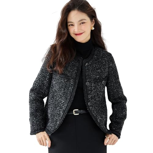 Veste en laine femme chic manches longues veste automne hiver