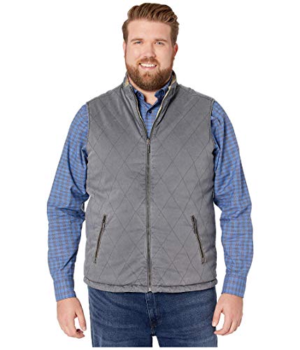 Tommy Bahama Big & Tall Boracay Reversible Vest Fog Grey 2XT