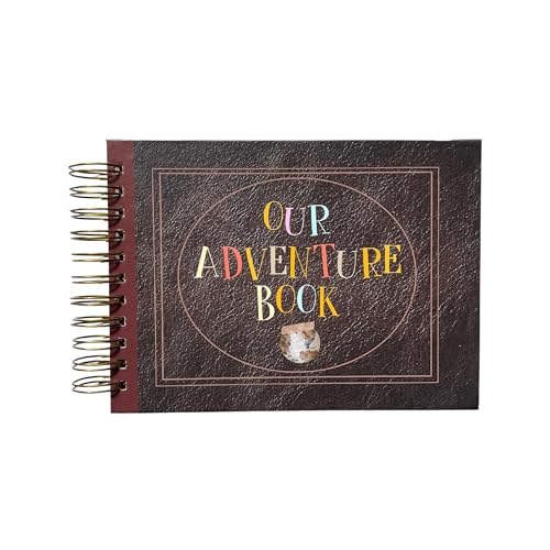 Nosso Livro de Aventuras - Up Altas Aventuras - Álbum de Fotos Scrapbook -Dia dos Namorados (Com caneta branca)