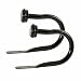 Decopolitan Holdback U Arm Pair for Draperies, Espresso