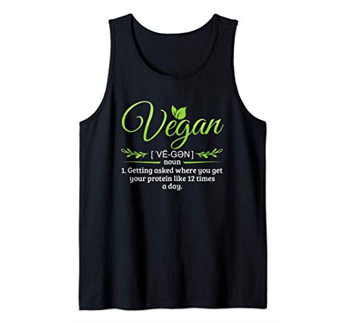 Definición Vegana Definición Vegetariana Veganismo Comida Camiseta sin Mangas